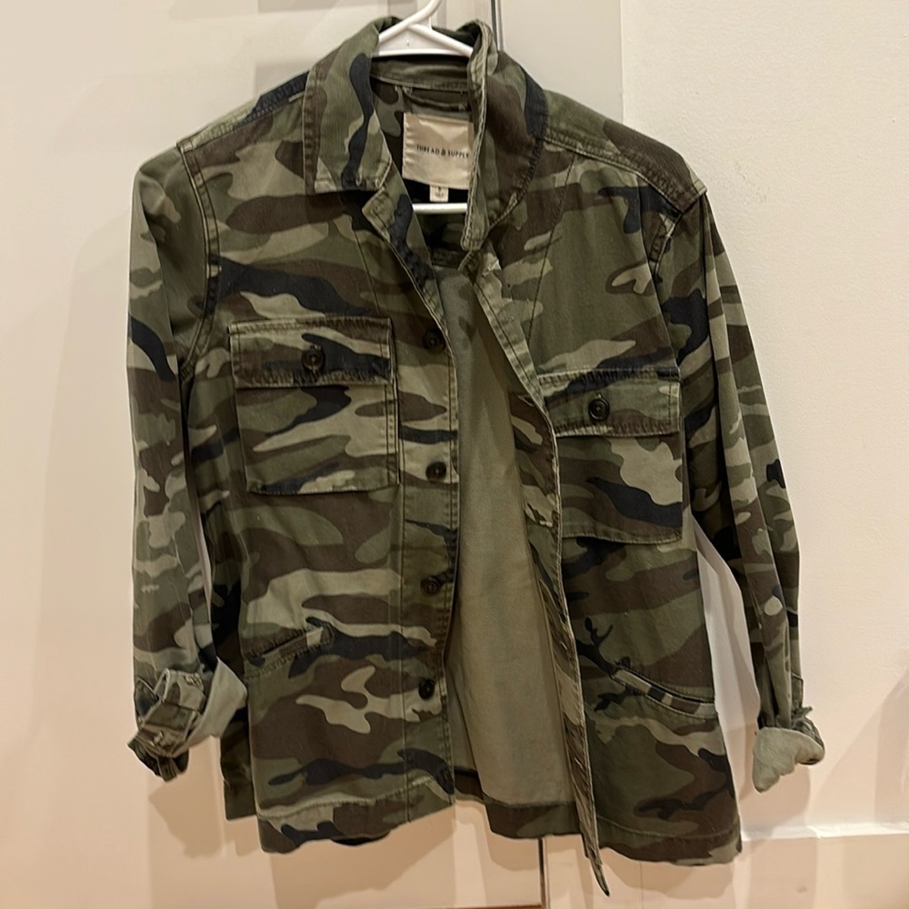 Thread & Supply Camo Light Jacket